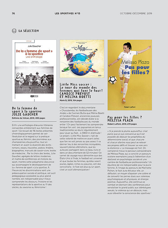 Little Miss Soccer dans Sportives n°13